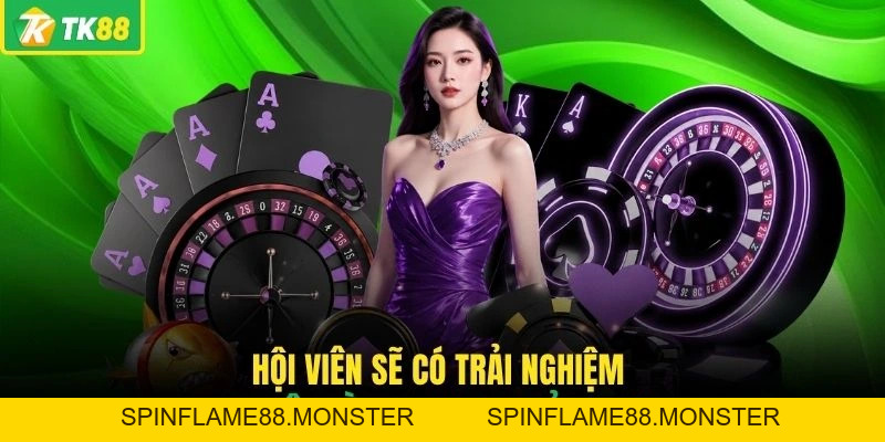Casino TK88 - Sảnh Cá Cược Trực Tuyến Đỉnh Cao Hấp Dẫn - SPINFLAME88