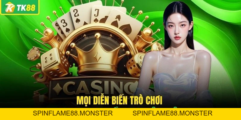 Casino TK88 - Sảnh Cá Cược Trực Tuyến Đỉnh Cao Hấp Dẫn - SPINFLAME88